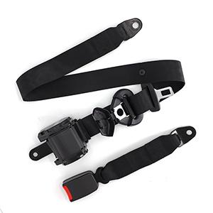Manufacture of new custom 3 point seat belts e certification