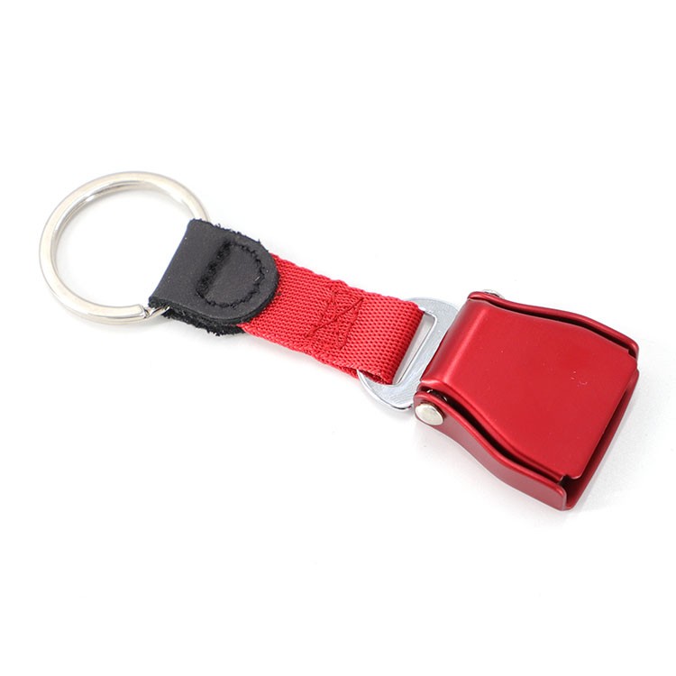 New hot OEM aircraft airplane buckle seat belt keychain 