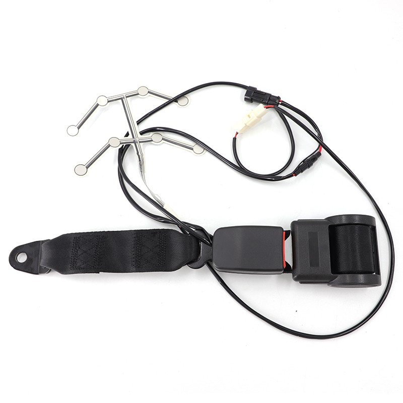 New safety seat belt with car seat occupancy sensor