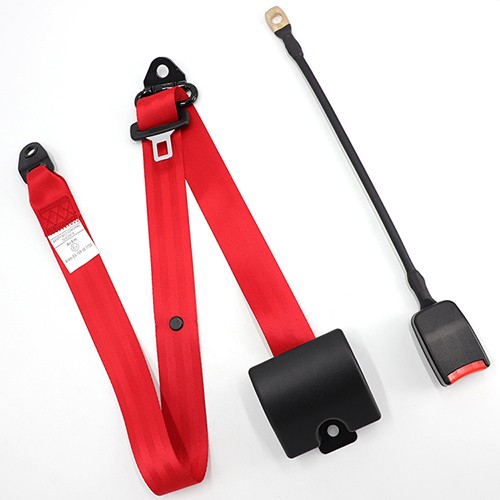 ELR automatic 3 point red seat belt 